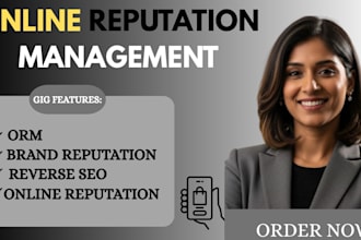 do online reputation management and build backlinks to improve domain authority