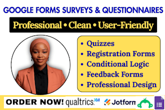 design google forms, surveys and questionnaires