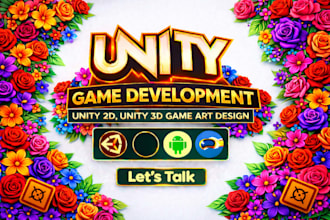 create unity 2d,unity 3d game design, unity game development