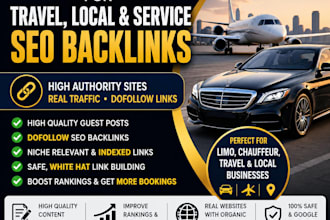 write and publish guest posts for travel and local SEO backlinks