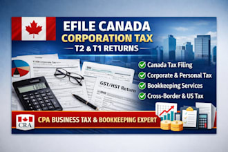 efile canada corporation tax, t2 canada as CPA business tax canada bookkeeping