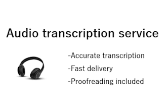 transcript audios in italian, accurately and fast