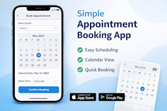 build a simple appointment booking mobile app