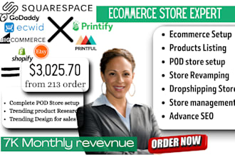 shopify wix godaddy bigcommerce squarespace pod printful printify gelato zakeke
