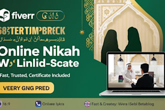 perform online nikah worldwide with wali witnesses and official nikah