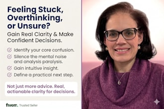 help you get clarity and make a decision if you feel stuck or confused