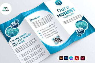 craft attractive, fully editable brochures for your company