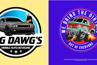provide automotive car racing  logo design with 3d style