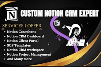 build  notion project management , notion workflow for musician, content creator