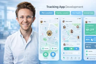 tracking app pet tracker app family tracker app, pet health app animal care app