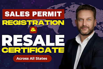 get llc resale certificate, seller permit or sales tax permit in all US states