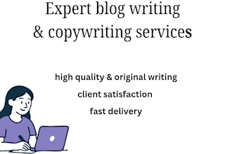 do blog and article writing and translation