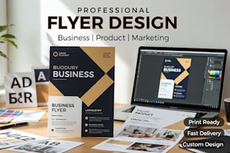 create business flyer, product flyer, event flyer and advertising flyer