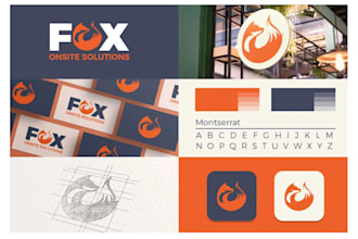 design a brand style guide and logo