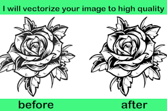 vectorizaré tu imagen de alta calidad