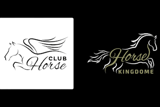 design equestrian equine animal pet, horse farm and ranch logo