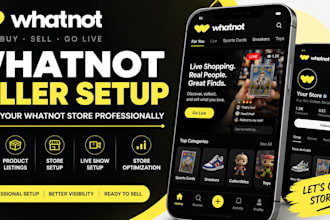 setup your whatnot seller account and storefront