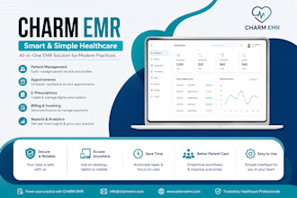 develop a hipaa compliant emr ehr system for clinics , mental health and dental