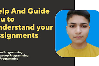 help you in java oop and c programming assignments