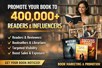 list your book to 400,000 readers, librarians book sellers reviewers book promo