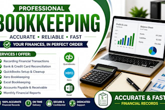 be your virtual bookkeeper and accountant