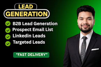 do b2b lead generation, email list and linkedin leads