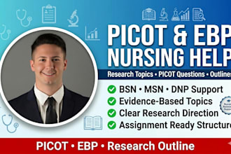 create nursing picot question evidence based practice topic and research outline