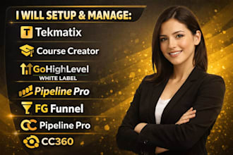 create gohighlevel funnels automate CRM setup course platform cc360 landing page