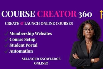 setup gohighlevel course creator 360 membership website online course automation