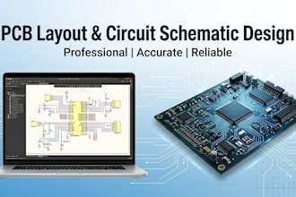 design pcb layout and circuit schematic professionally