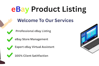 do ebay listing, ebay product listing, ebay SEO, cross listing