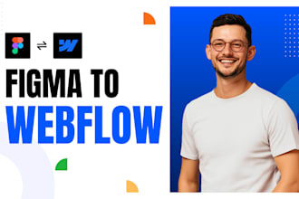 design a webflow landing page with cms setup