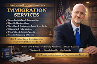 be your online lawyer for USA , UK ,canada ,visa and immigration