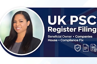 fix and file UK psc register beneficial owner companies house