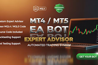 create forex trading, mt4 mt5 expert advisor from your strategy using mql4 mql5