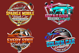 create amazing automotive logo design with 3d style