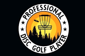 design exclusive and marvelous disc golf logo design