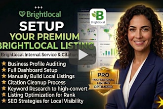 do create or monthly manage your brightlocal citation yelp gbp gmb business
