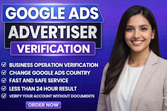 do complete google advertiser verfication and bov with out documents