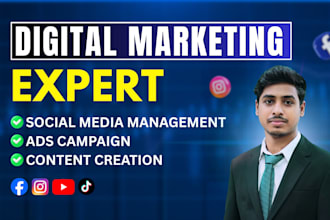 do social media marketing and digital marketing expert