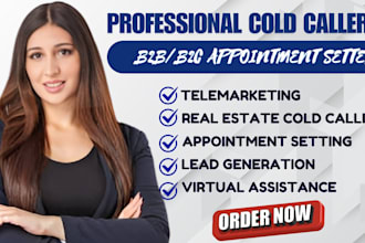 do b2b cold caller real estate cold calling telemarketing set b2c appointments