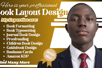 design book layout and kindle formatting paperback workbook print book for KDP