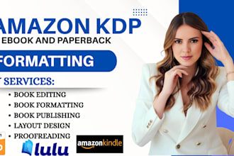 book formatting ebook formatting kindle formatting paperback