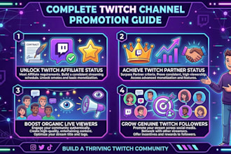 promote twitch channel live viewers for growth affiliate and partner audience