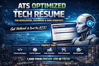 create a powerful ats resume for developers, engineers and data science roles