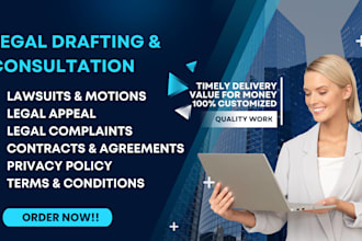 be your civil litigation lawyer for lawsuits, motion, complaint, and appeals