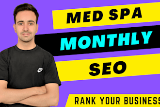 provide med spa monthly local seo services