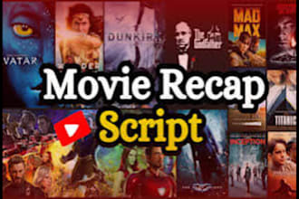 do movie recaps for youtube