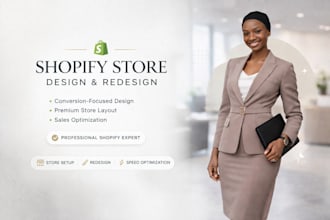 redesign shopify store for high conversion and sales
