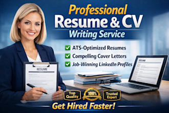 create junior CV resume cover letter and linkedin